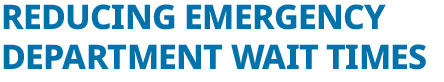 Reducing emergency department wait times